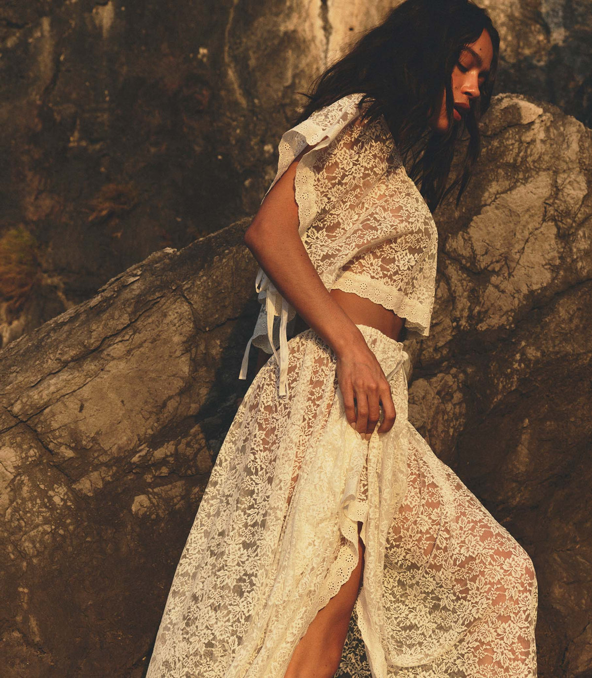 Zinnia Skirt in Salt, view 4