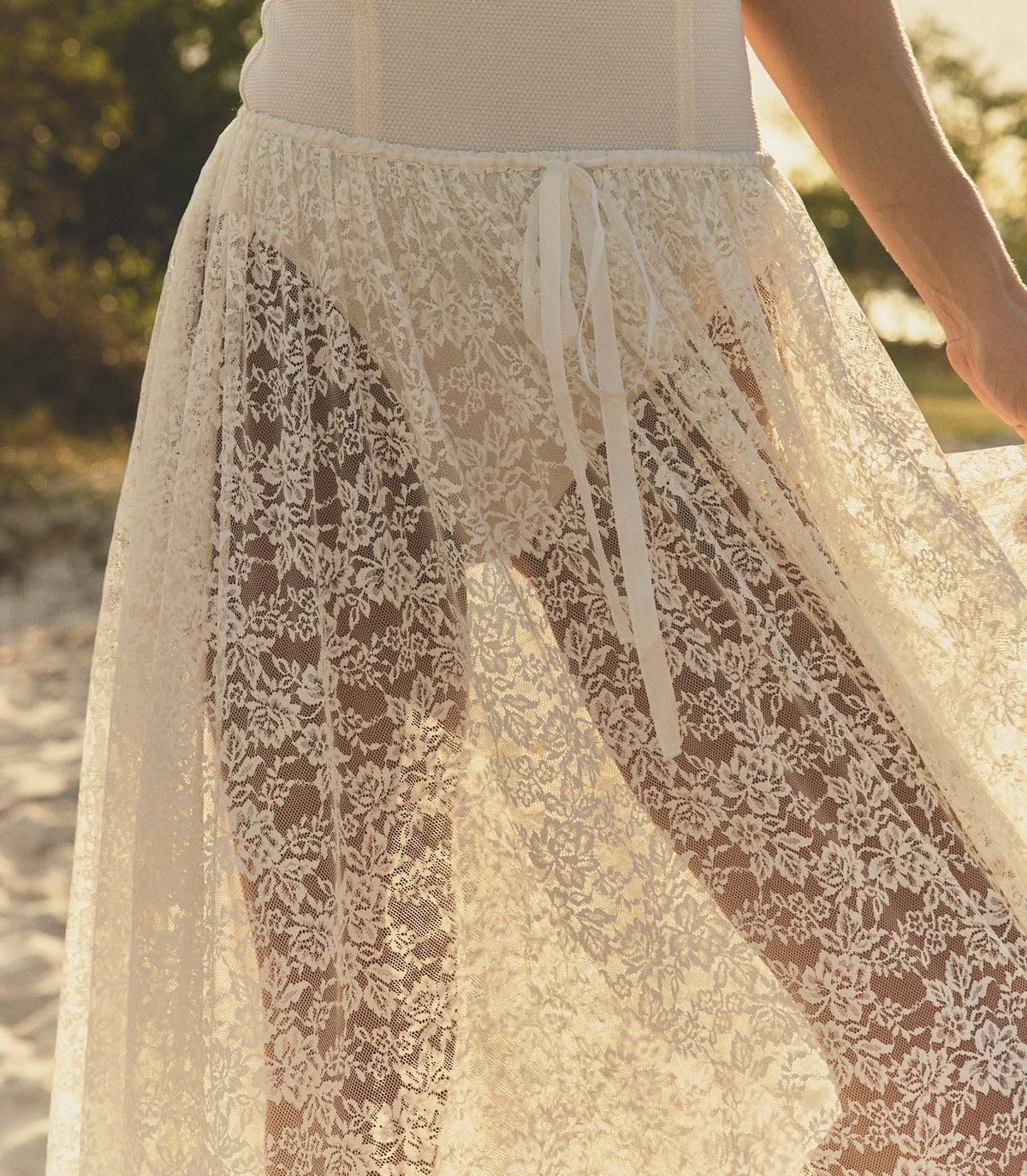 Zinnia Skirt in Salt, view 6