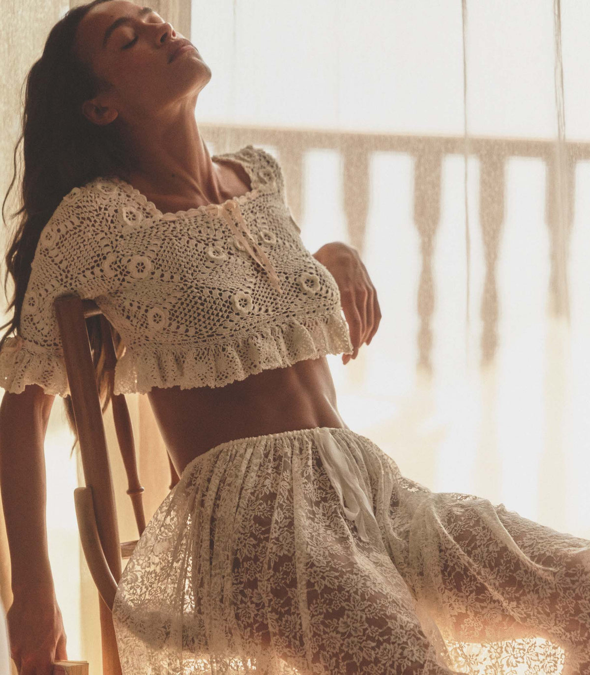 Zinnia Skirt in Salt, view 7