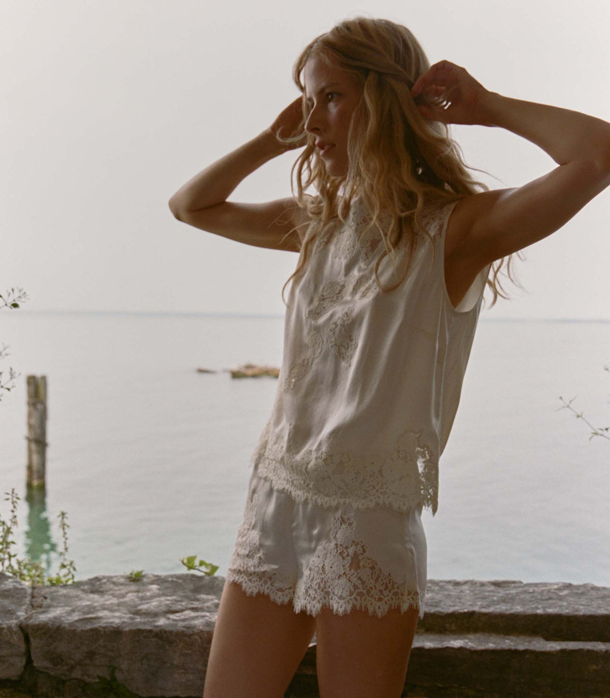 Viviane Top in Sea Salt, view 6